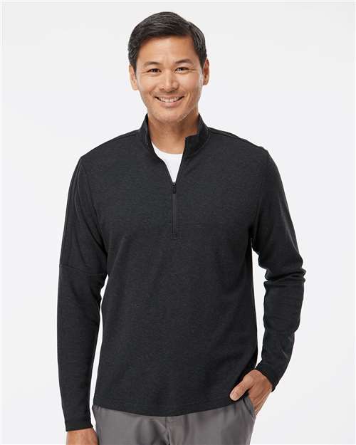 Adidas Men's 3-Stripes Quarter-Zip Sweater Pullover