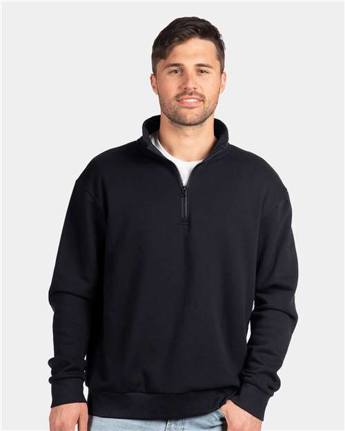 Next Level Unisex Fleece Quarter-Zip Pullover