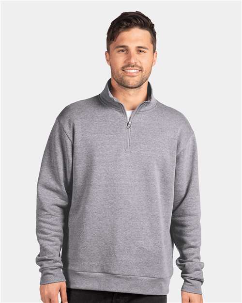 Next Level Unisex Fleece Quarter-Zip Pullover