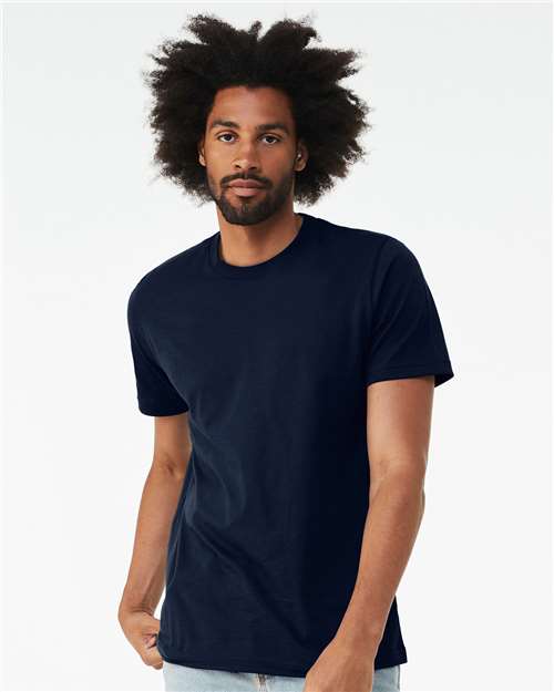 BELLA + CANVAS CVC Jersey Tee - Solid Navy Blend