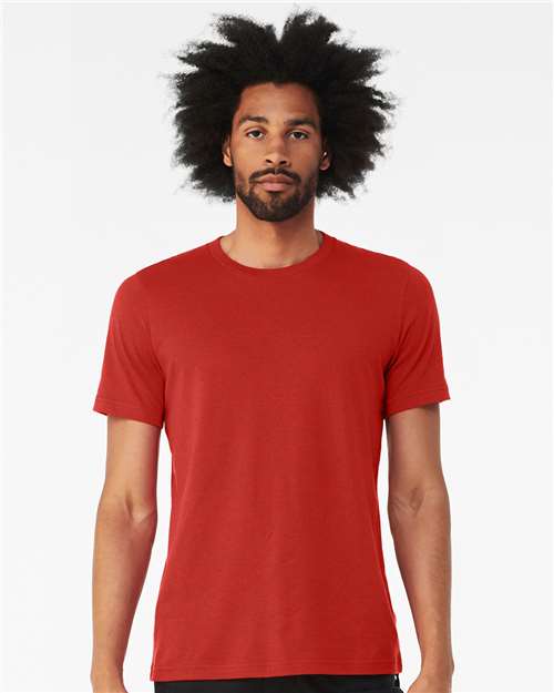 BELLA + CANVAS CVC Jersey Tee - Solid Red Blend