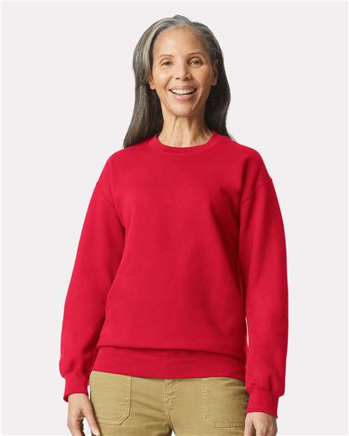 Gildan Unisex Softstyle® Midweight Crewneck Sweatshirt - Red