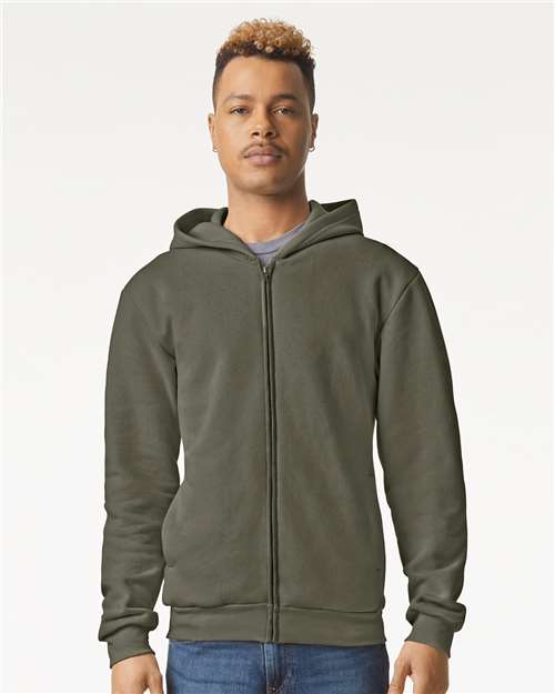 American Apparel Unisex ReFlex Fleece Full-Zip Hoodie Sweatshirt