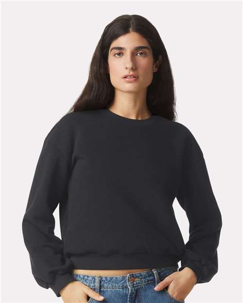 American Apparel Women's ReFlex Fleece Crewneck Sweatshirt
