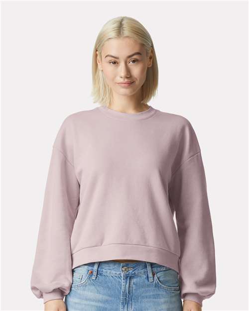 American Apparel Women's ReFlex Fleece Crewneck Sweatshirt