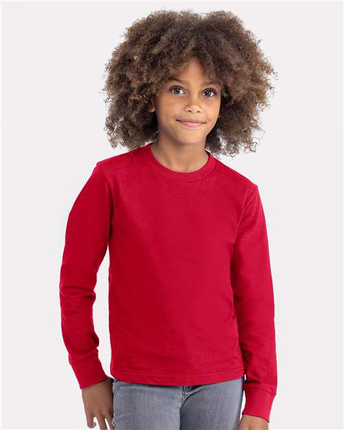 Next Level Youth Cotton Long Sleeve T-Shirt