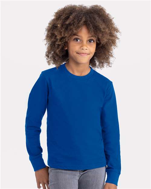 Next Level Youth Cotton Long Sleeve T-Shirt