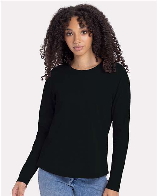 Next Level Women's Cotton Relaxed Long Sleeve T-Shirt