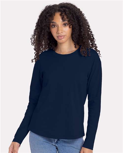 Next Level Women's Cotton Relaxed Long Sleeve T-Shirt