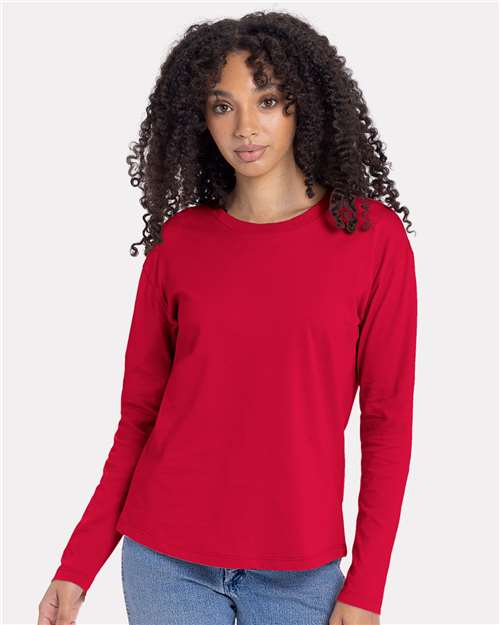 Next Level Women's Cotton Relaxed Long Sleeve T-Shirt