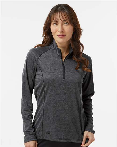 Adidas Women's Space Dyed Quarter-Zip Pullover