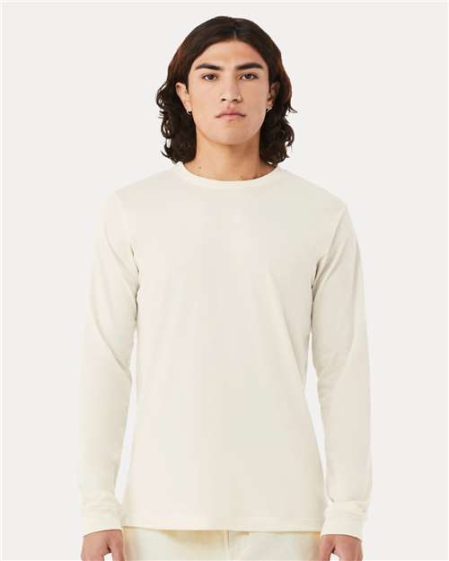 BELLA + CANVAS Heather CVC Long Sleeve Tee