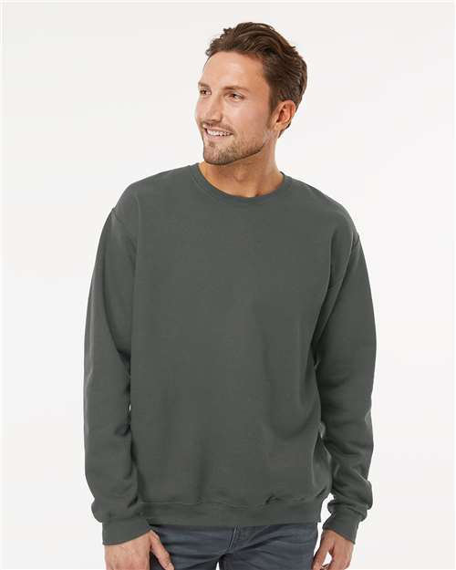 M&O Unisex Crewneck Fleece - Black
