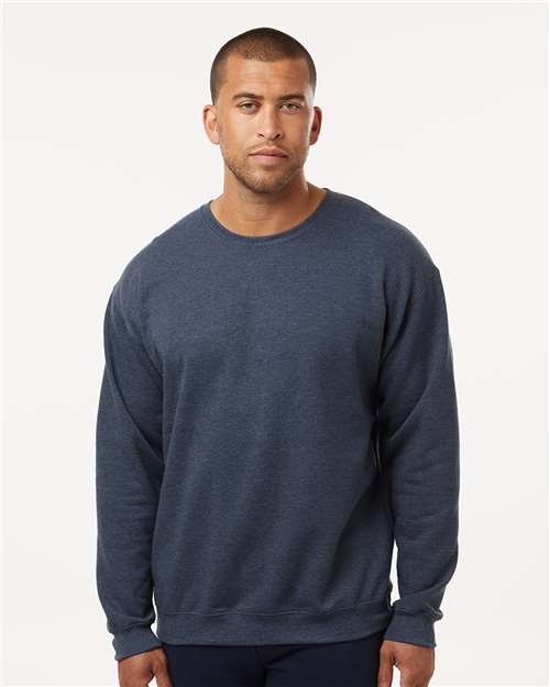 M&O Unisex Crewneck Fleece - Black