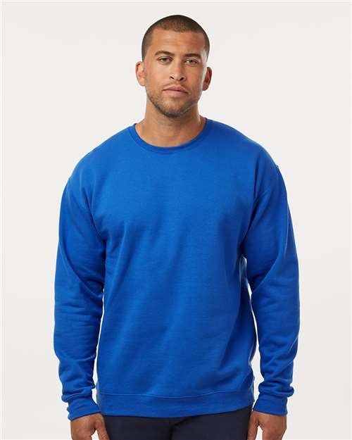 M&O Unisex Crewneck Fleece - Royal