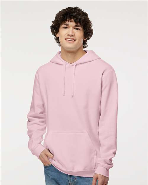 M&O Unisex Pullover Hoodie - Light Pink