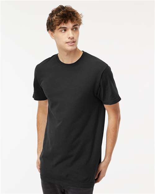M&O Unisex Vintage Garment-Dyed T-Shirt - Black