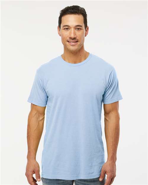 M&O Unisex Vintage Garment-Dyed T-Shirt - Chambray