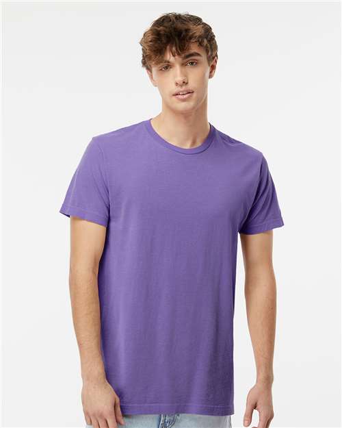 M&O Unisex Vintage Garment-Dyed T-Shirt - Violet