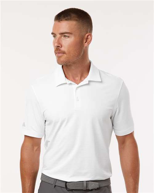 Adidas Men's Textured Stripe Polo