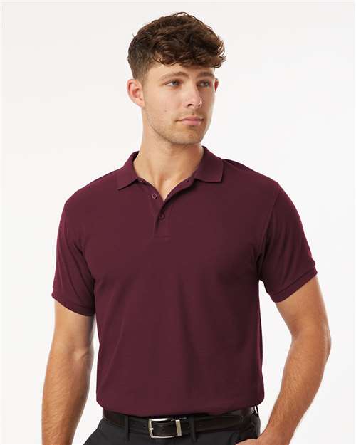 AllPro Men's Pique Polo - Maroon
