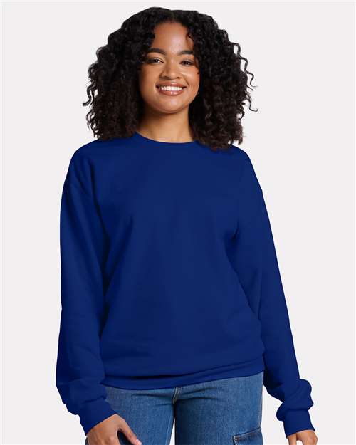 JERZEES Unisex Ultimate CVC Crewneck Sweatshirt