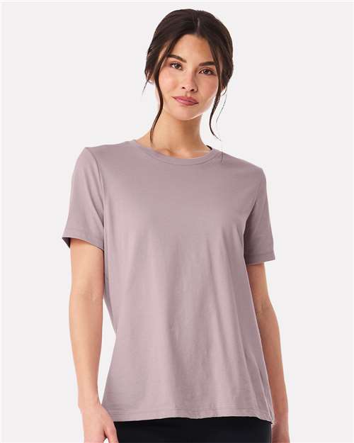 BELLA + CANVAS Women’s Relaxed Jersey Tee - Pink Gravel