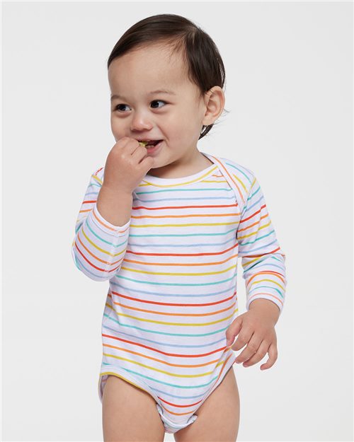 Rabbit Skins Infant Fine Jersey Long Sleeve Bodysuit