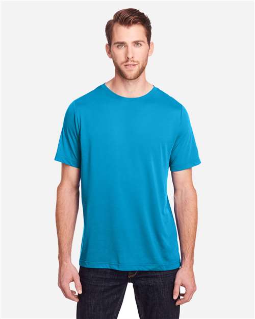 CORE365 Unisex Fusion ChromaSoft™ Performance T-Shirt - Electric Blue