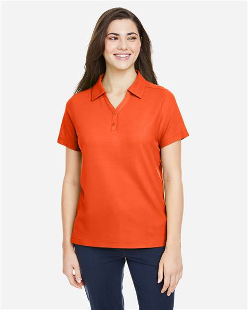 CORE365 Women's Fusion ChromaSoft™ Pique Polo - Campus Orange