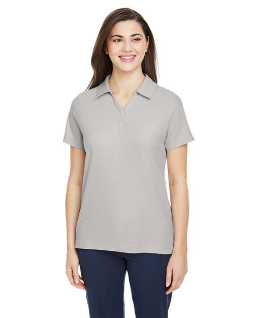 CORE365 Women's Fusion ChromaSoft™ Pique Polo - Platinum
