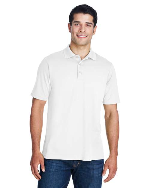 CORE365 Men's Origin Performance Piqué Polo - White