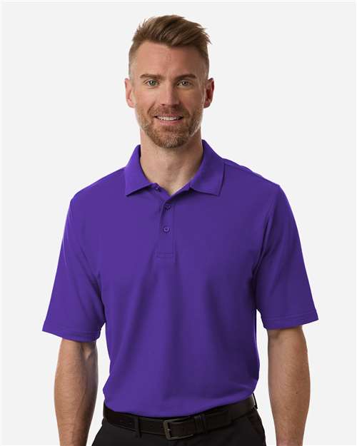 CORE365 Men's Resolve CVC Performance Pique Polo - Campus Purple