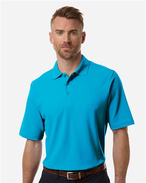 CORE365 Men's Resolve CVC Performance Pique Polo - Acid Green