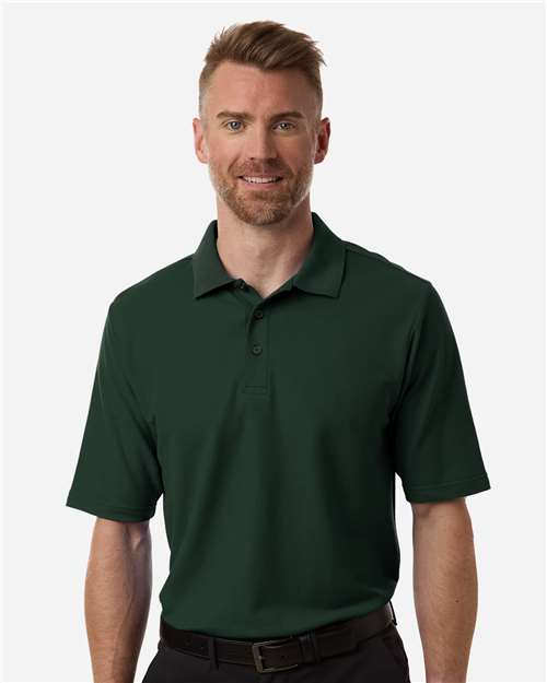 CORE365 Men's Resolve CVC Performance Pique Polo - Acid Green
