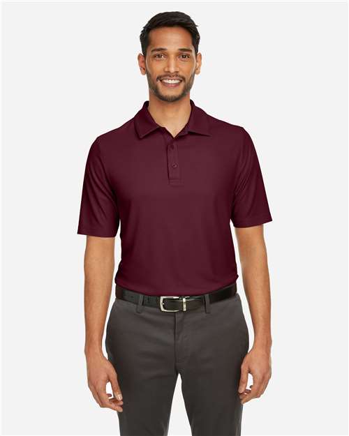 CORE365 Men's Fusion ChromaSoft™ Pique Polo - Burgundy