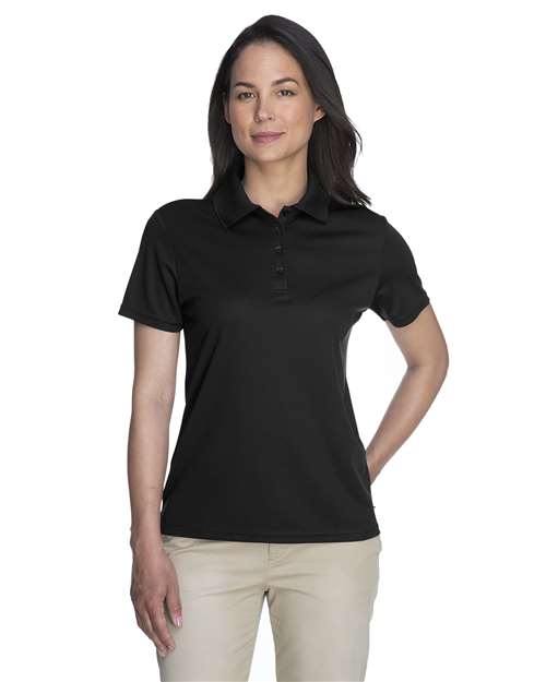 CORE365 Women's Origin Performance Piqué Polo - Black