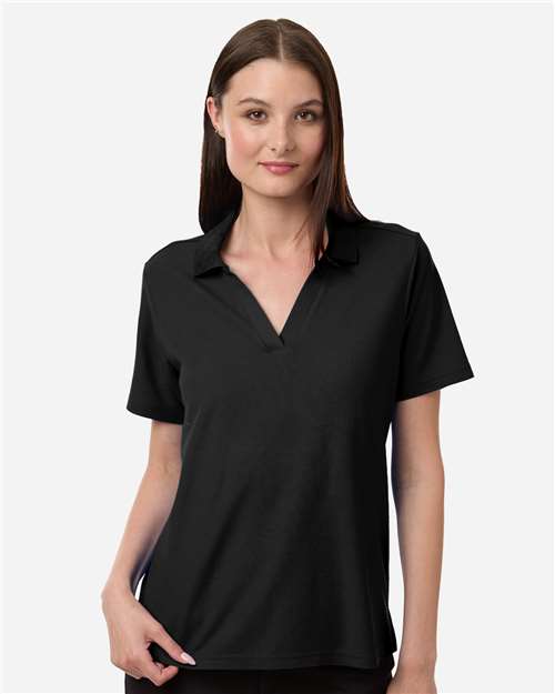 CORE365 Women's Resolve CVC Performance Pique Polo - Black