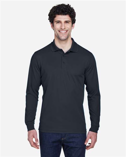 CORE365 Men's Pinnacle Performance Long Sleeve Piqué Polo
