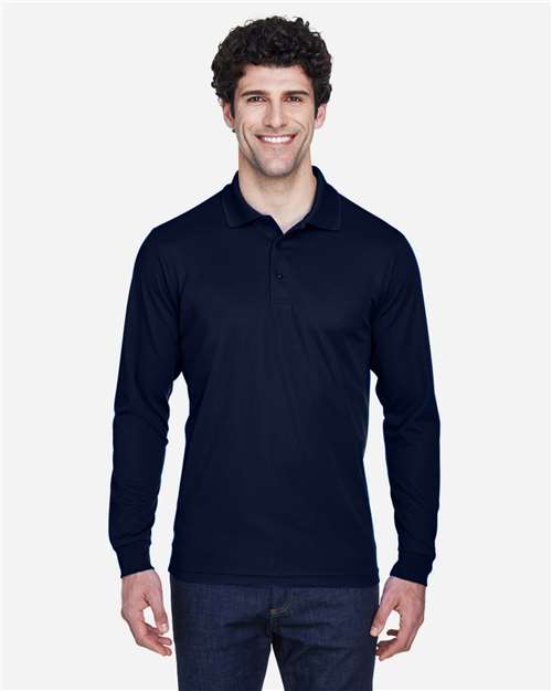 CORE365 Men's Pinnacle Performance Long Sleeve Piqué Polo