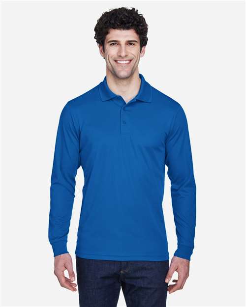 CORE365 Men's Pinnacle Performance Long Sleeve Piqué Polo
