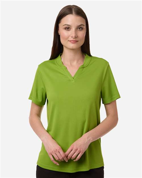 CORE365 Women's Nova Performance Pique Polo - Acid Green