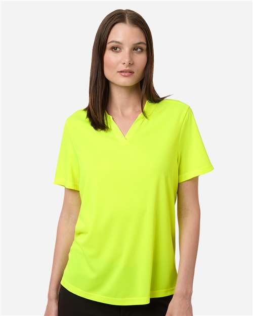 CORE365 Women's Nova Performance Pique Polo - Safety Yellow