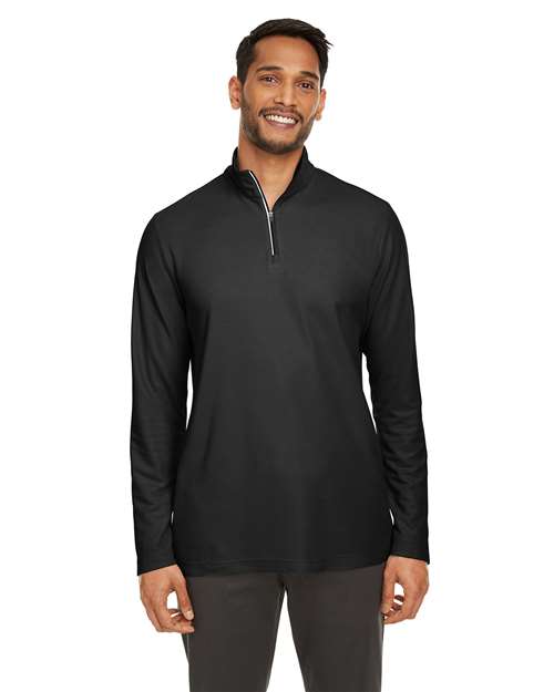 CORE365 Men's Fusion ChromaSoft™ Pique Quarter-Zip Pullover