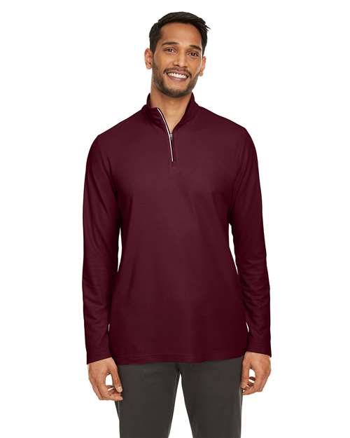 CORE365 Men's Fusion ChromaSoft™ Pique Quarter-Zip Pullover