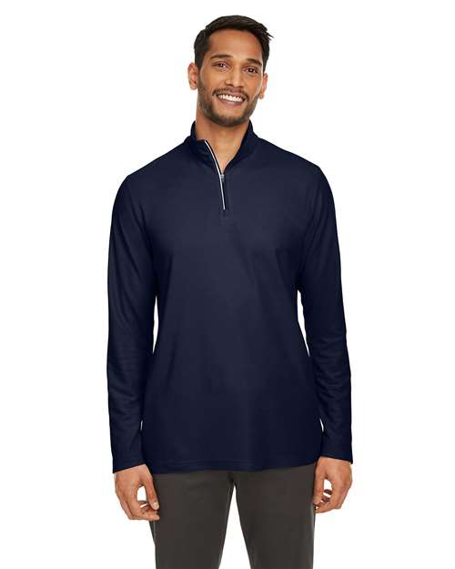 CORE365 Men's Fusion ChromaSoft™ Pique Quarter-Zip Pullover