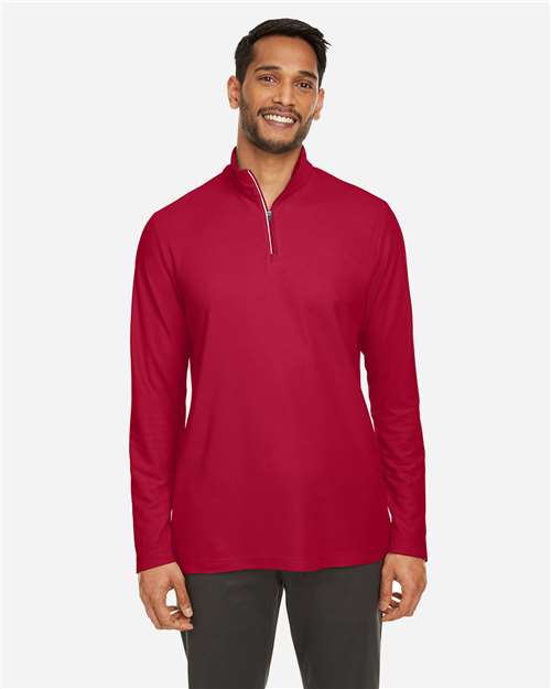 CORE365 Men's Fusion ChromaSoft™ Pique Quarter-Zip Pullover