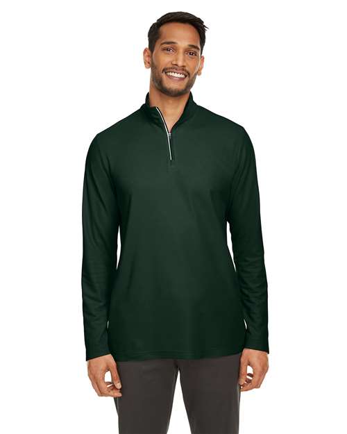 CORE365 Men's Fusion ChromaSoft™ Pique Quarter-Zip Pullover