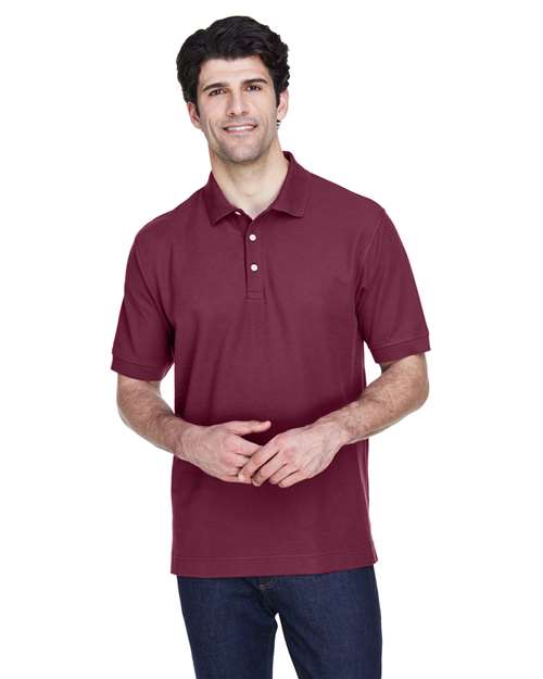 Devon & Jones Men's Pima Piqué Polo