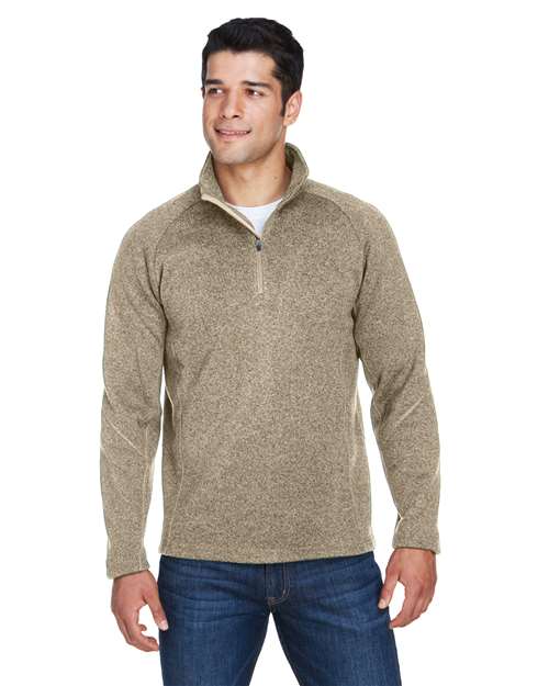 Devon & Jones Unisex Bristol Sweater Fleece Quarter-Zip Pullover